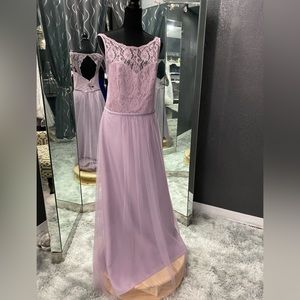 Alfred Angelo 8642  L Lilac Bridesmaid Gown